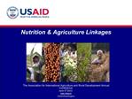 Nutrition Agriculture Linkages