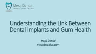 Understanding the Link Between Dental Implants and Gum Health