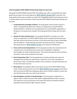 DumpsBoss MCD-ASSOC Dumps PDF: Where Preparation Meets Excellence