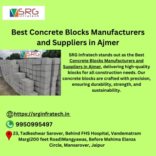 Best Concrete Blocks Manufacturers and Suppliers in Ajmer