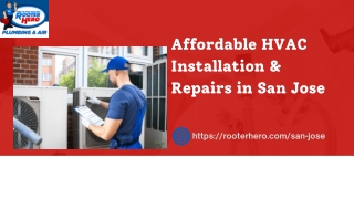 Affordable HVAC Installation & Repairs