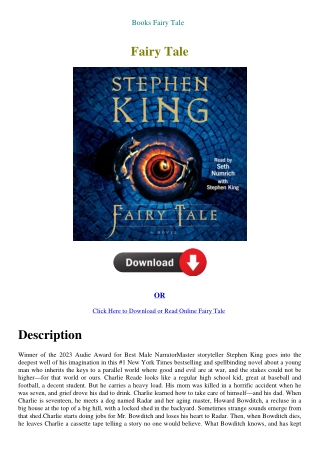 Books Fairy Tale