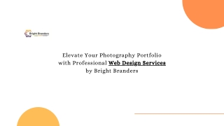 Elevate Your Photography Portfolio with Professional Web Design Services by Bright Branders