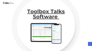 Toolbox Talks Software