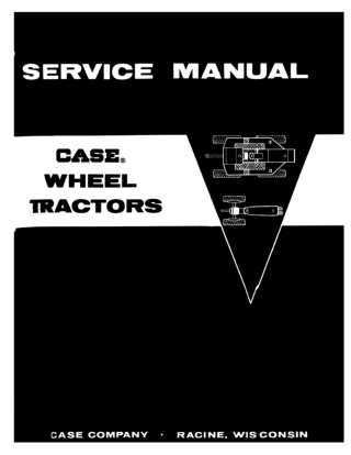 CASE 1200 TRACTION KING Wheel Tractor Service Repair Manual Instant Download (Part Number 9-75291)