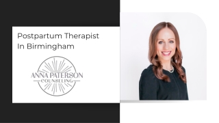 Postpartum Therapist In Birmingham