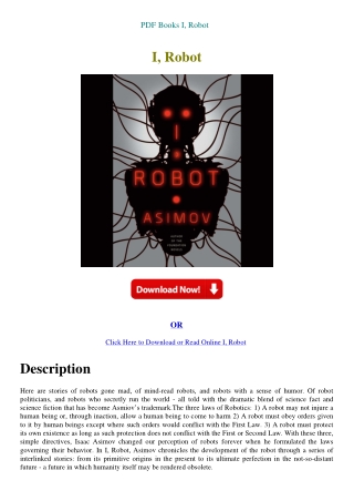 PDF Books I  Robot