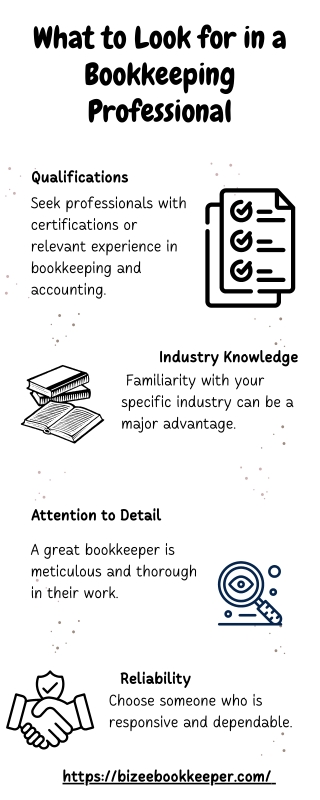 What to Look for in a Bookkeeping Professional