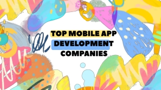 Top Mobile App Development Companies