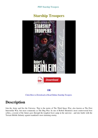 PDF Starship Troopers