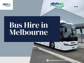 Affordable Bus Hire Services in Melbourne