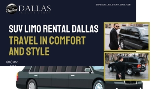 SUV Limo Rental Dallas