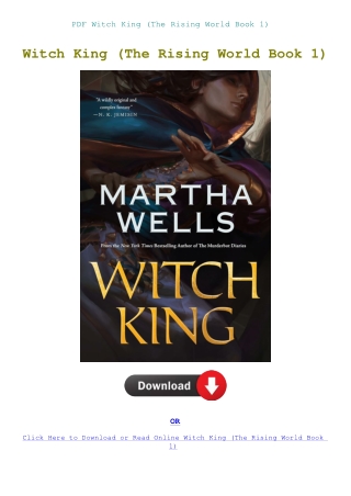PDF Witch King (The Rising World Book 1)