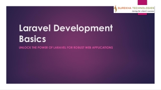 Laravel Development Basics_