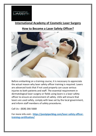 Georgia Laser License Certification Procedures