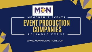 Transform Your Vision with Expert Event Production Companies