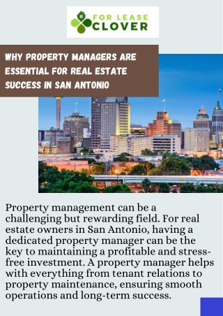 Professional Property Managers in San Antonio  Expert Rental Management