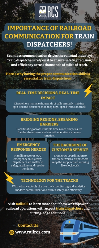 Importance of Railroad Communication for Train Dispatchers!