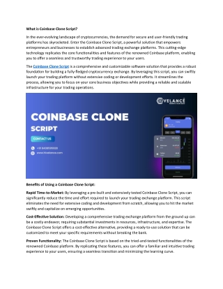 Coinbase Clone Script development