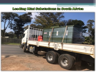 Leading Mini Substations in South Africa