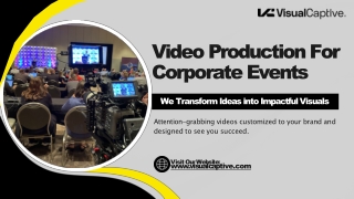 Video Production for Corporate Events