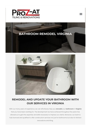 Bathroom Remodel Virginia