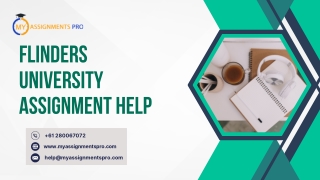 Flinders University Assignment Help | Myassignmentpro