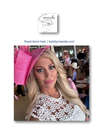 Royal Ascot hats | hatsbycressida.com