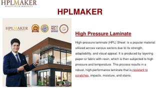 High Pressure Laminate