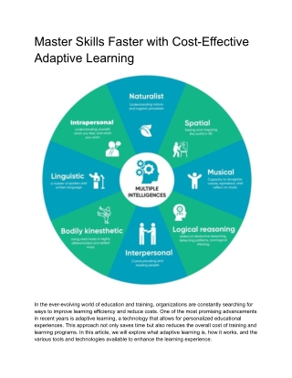 Adaptive software tools