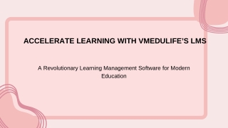 Utilise Learning Management Software (LMS) from vmedulife to Transform Education