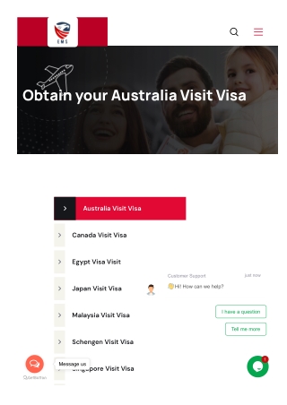 Australia visit visa from Dubai | Ems visa consultant