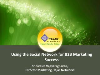 Using the Social Network for B2B Marketing Success