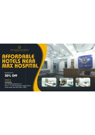 Affordable Hotels Near Max Hospital Patparganj