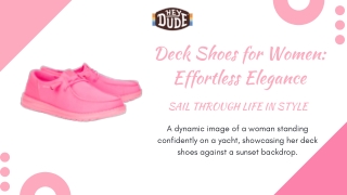 Buy Beautiful Deck Shoes Womens at HEYDUDE