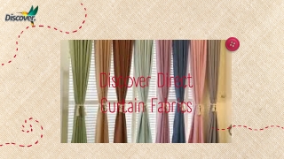 Top-Quality Blackout Curtain & Dressmaking Fabrics for Every Project