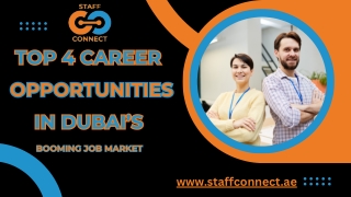 Top 4 Career Opportunities In Dubai’s Booming Job Market