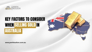 What Factors Should I Consider When Selling Gold in Australia?