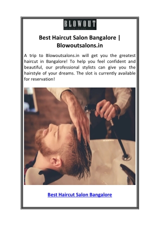 Best Haircut Salon Bangalore  Blowoutsalons.in.pdf3