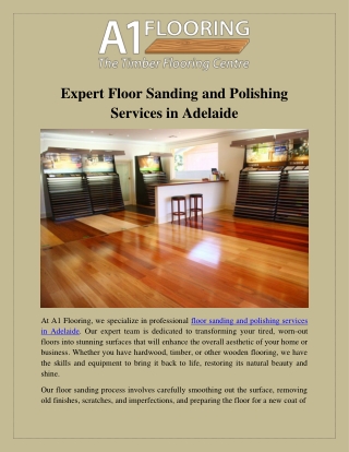 Expert Floor Sanding and Polishing Services in Adelaide