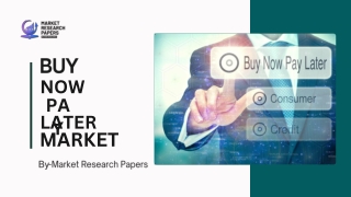 Buy Now Pay Later Market PDF