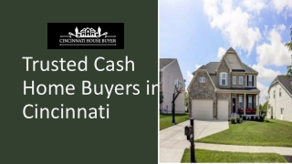 Trusted Cash Home Buyers in Cincinnati