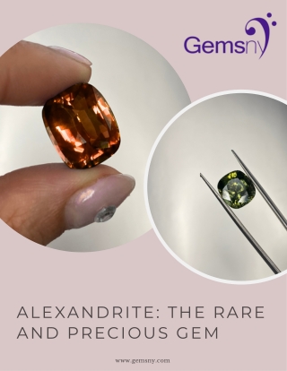 Alexandrite The Rare and Precious Gem