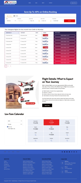 Delhi to Mumbai Flights Search Compare and Book Online