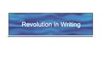 Revolution in Writing