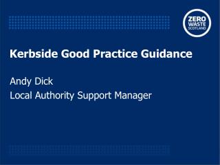 Kerbside Good Practice Guidance