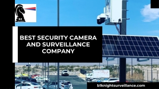 Best Security Camera and Surveillance Company