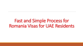 Fast and Efficient Way to Apply for a Romania Visa from UAE