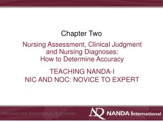 TEACHING NANDA-I NIC AND NOC: NOVICE TO EXPERT