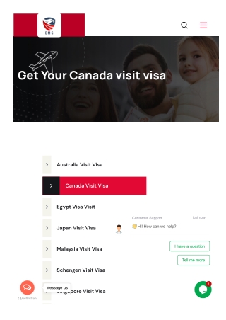 canada visit visa from Dubai